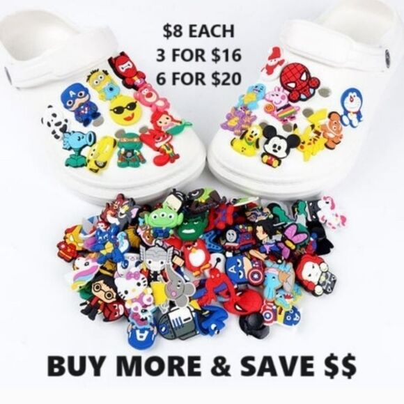 6/$20 Hello Kitty 😺 Bogg Bag Charm 👜 Croc Shoe Jewelry Jibbitz Strawberry 🍓 - Picture 2 of 5